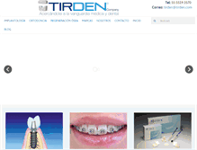 Tablet Screenshot of mail.tirden.com